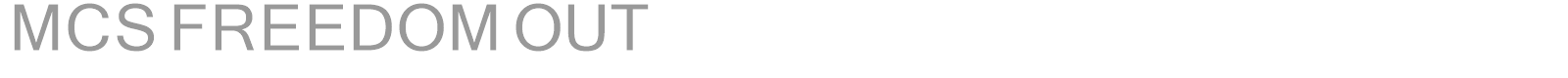 MCS FREEDOM OUT font preview